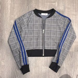 fancy cropped sweater/jacket